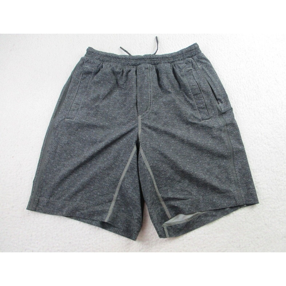 Lululemon Pace Breaker Shorts Mens Small Gray Drawstring‎ Sweat Running Athletic